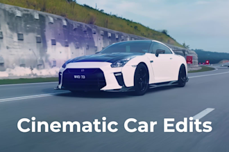 edit cinematic car videos and reels with speed ramp and sound design
