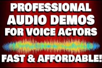 create, edit, and mix demo reels for voice actors and actresses