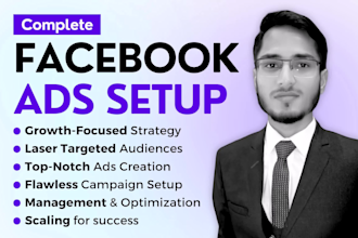 create, setup and manage your facebook ads campaigns
