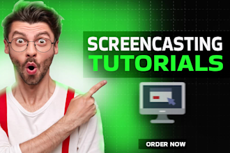 demo your website, app, or software through professional screencasting videos
