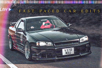 tastefully edit fast paced car videos with effects