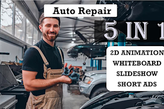 do auto body repair or auto repair shop video promo