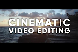 do great cinematic video editing