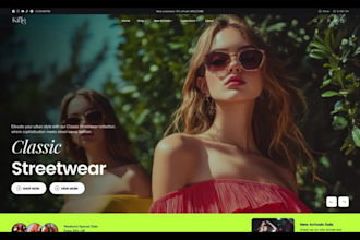 build multi vendor clothe boutique fashion lingerie adult shopify store website