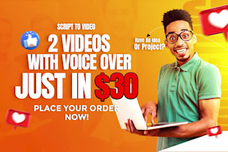 convert article, blog post or text to video with voice over