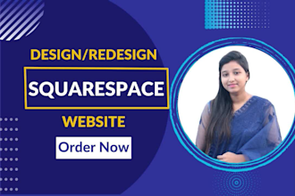 design, redesign or fix your squarespace website
