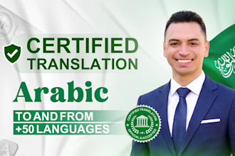 do certified arabic translation for legal and official documents