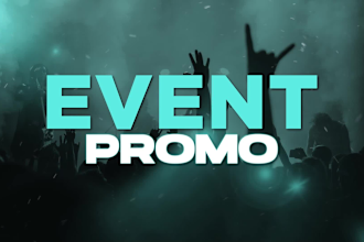 create event promo video, festival, conference, concert