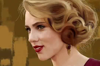 draw realistic vector illustration or hand drawn portrait