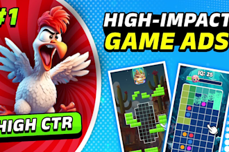 create high CTR mobile game video ads