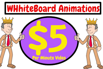 create doodle whiteboard animation explainer video in 12 hours
