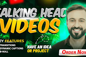 edit talking head videos with captions and b roll