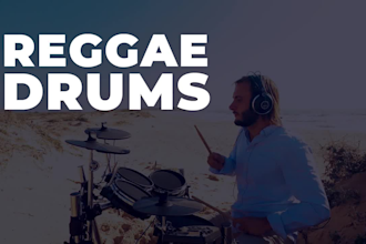 record professional reggae drums