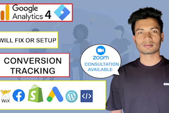 setup google analytics 4,  ga4 ecommerce tracking , ga4 server side tracking