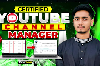 be your certified youtube channel manager for scale channel