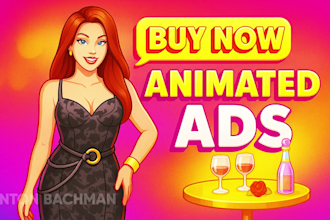 animate ad banner, social media post, picture, image, illustration, photo