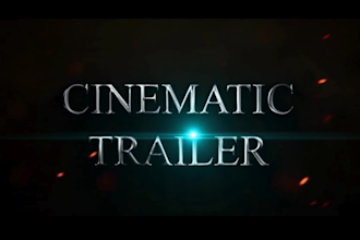 produce a cinematic book trailer in any genre