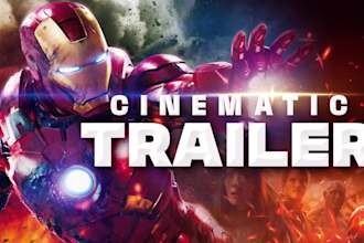 create cinematic trailer, intro, teaser, promo brand video
