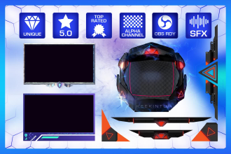 create camera frame or overlay for streaming