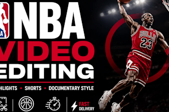 edit basket ball video editing for youtube nba players