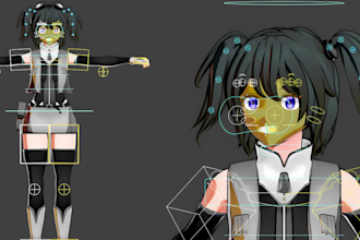 do advance 3d character rigging in blender and maya