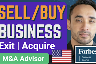 help you sell or buy a business as your acquisition advisor and broker