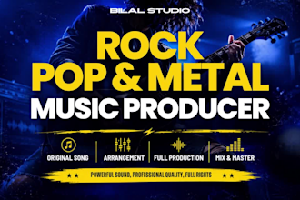 be your rock pop and metal music producer