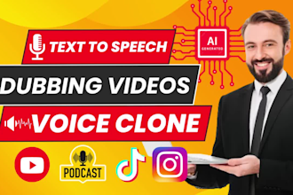 create natural clone voice and dubbing your videos with ai