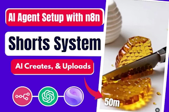 build a fully automated ai agent in n8n to create and upload viral asmr shorts