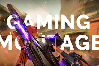 edit your valorant, cod or any gaming montage