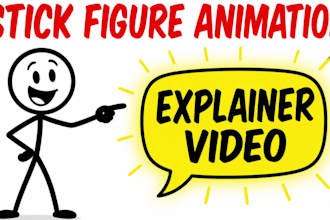 do custom stick figure explainer animation videos