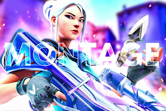 edit your valorant, cod, csgo and fortnite montage in 24 hrs