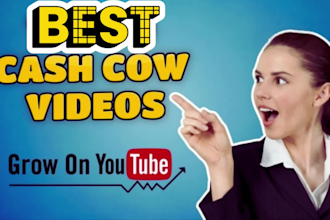 create top 10 faceless cash cow youtube videos