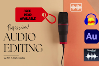clean, edit, fix and master your audio