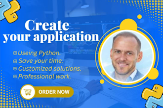 create your application with python