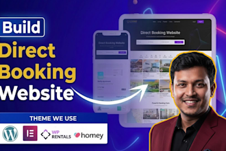 build airbnb website, vacation rental website with homey or wp rentals theme