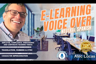 record voiceover for elearning corporate explainer training