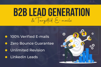 do b2b lead generation, linkedin leads, and web scraping