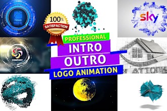 design logo animation and intro outro videos that reflect your brand identity