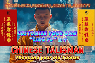 pray for chinese taoist talismans for you within 24h