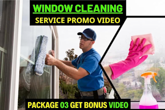 do cleaning service video or window cleaning service video