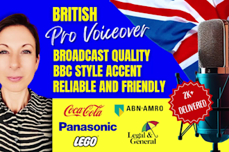record british female voice over