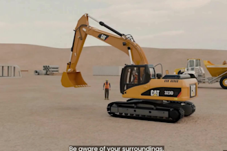 do 3d industrial animation heavy equipment safety training construction video