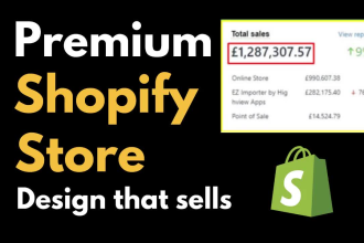 create shopify dropshipping store design from scratch