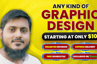 do graphic design, photoshop, illustrator, indesign, logo, vector edit