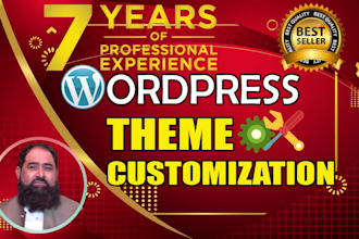 customize wordpress theme or theme customization