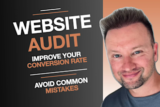 review and audit your website, marketing funnel, branding and give pro analysis