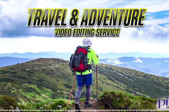 professionally edit travel, adventure, and vacation videos