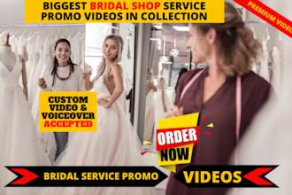 create bridal shop promo video