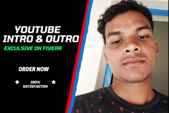 do youtube intro, outro video trailer or promo in 24 hours